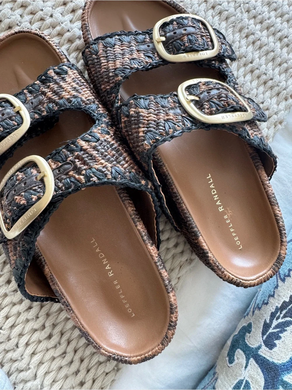 Loeffler Randall Platform Sandal in Leopard